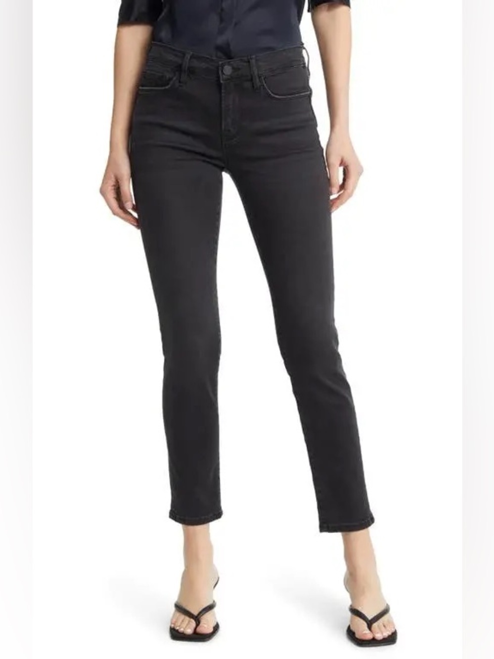 FRAME Le Garçon Black Slim Skinny Jeans Size 24 - 29”